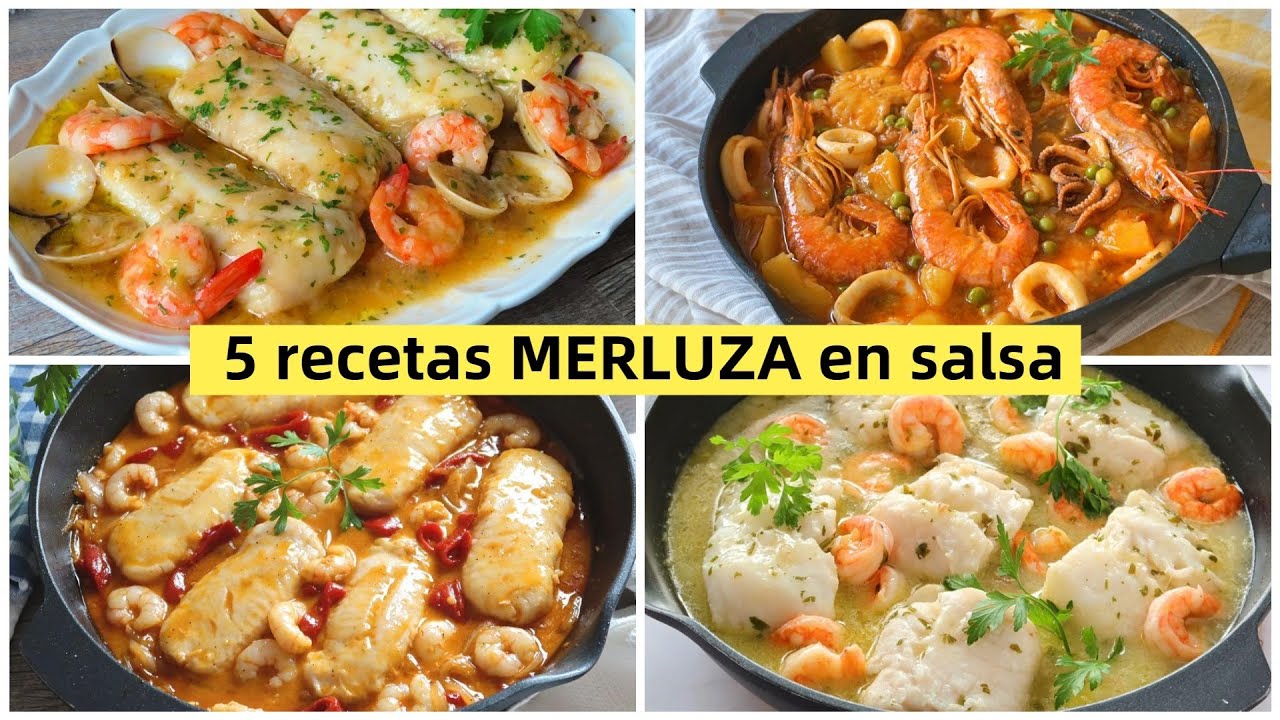 Aprende a preparar exquisitas colas de merluza en salsa en casa