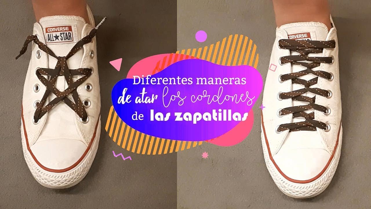 Descubre nuevas formas para atar tus zapatillas con estilo