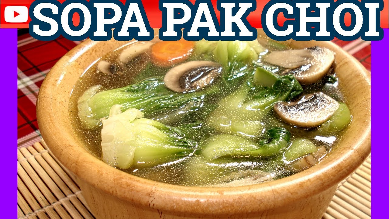 ¿Quieres saborear algo diferente? ¡Prueba nuestra sopa de Pak Choi!