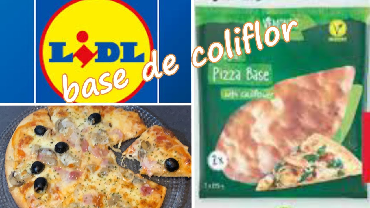 ¡Descubre la revolución culinaria con la base de pizza de coliflor en Lidl!