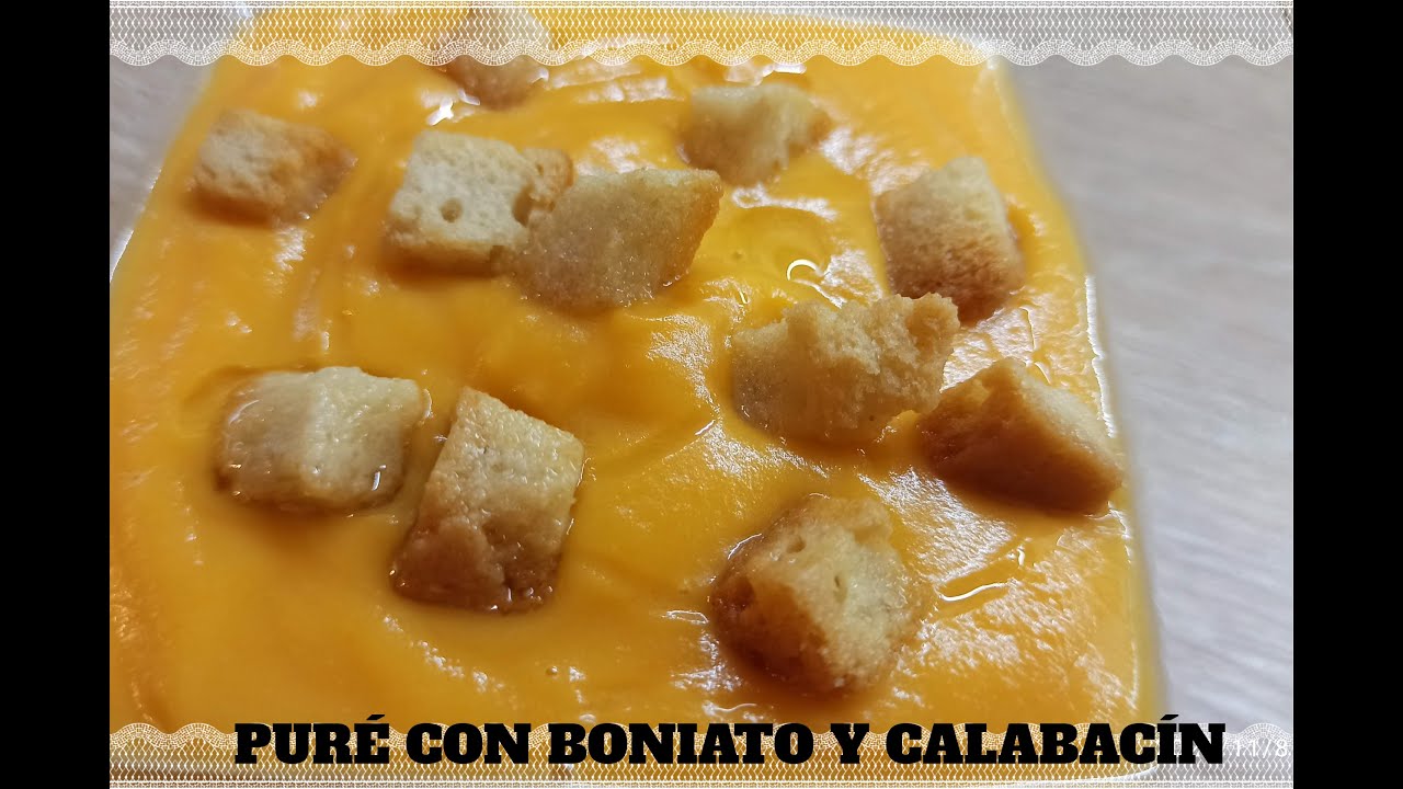 Receta fácil y nutritiva: puré de boniato y calabacín en 30 minutos