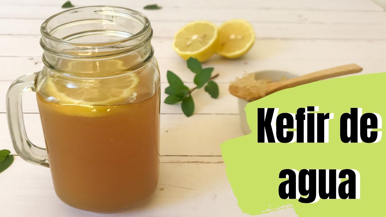 Aprende a hacer delicioso kéfir de agua sin azúcar en casa