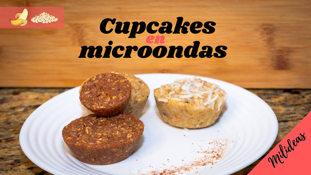 Cocina en minutos: Muffins de avena y plátano al microondas