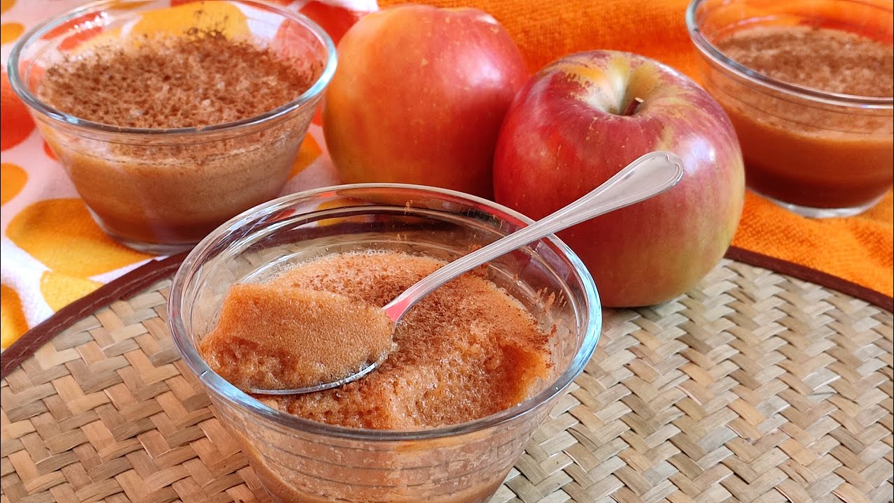 Delicioso dulce de manzanas sin azúcar para cuidar tu salud