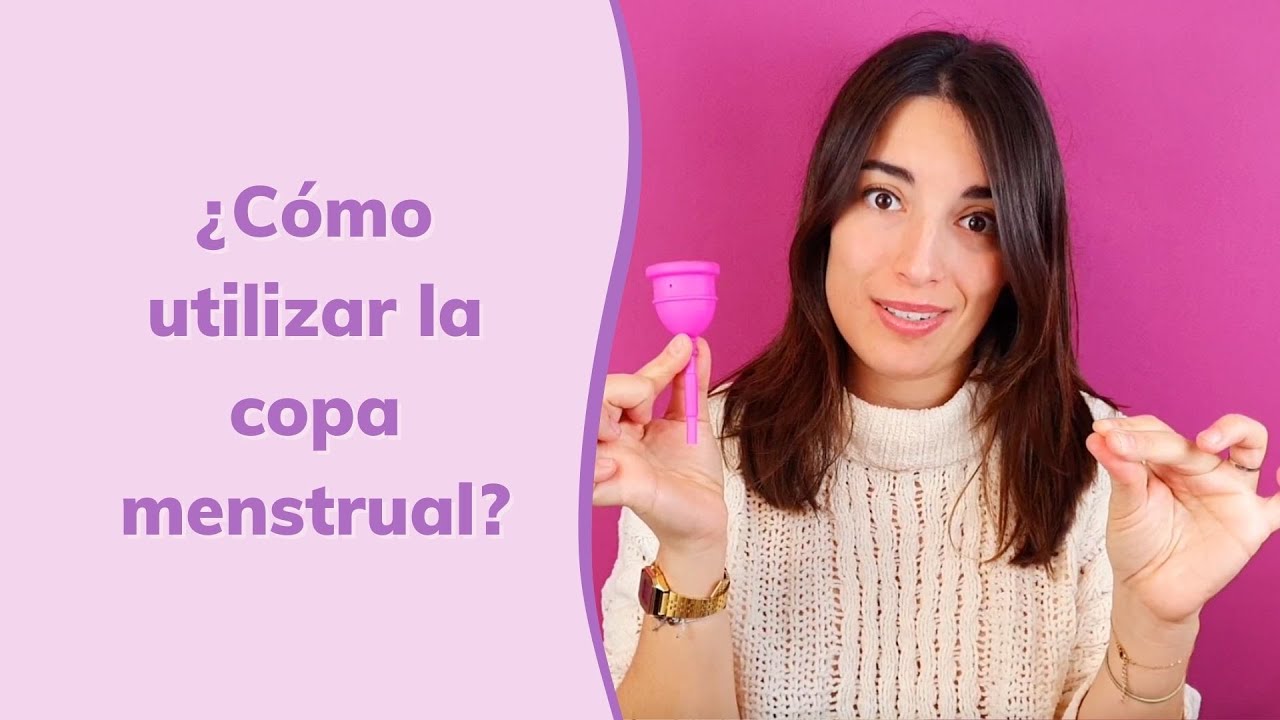 La solución ecológica: copa menstrual con tubo para vaciar