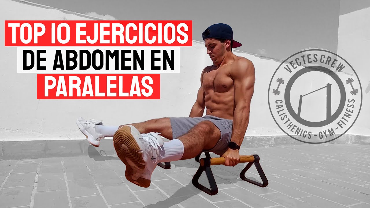 Muestra tu abdomen perfecto: ejercicios en barras paralelas