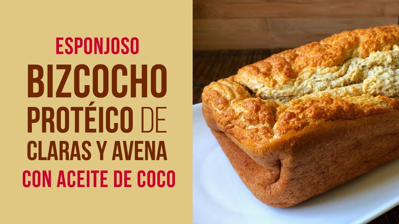 Prepara un delicioso bizcocho fit con claras de huevo en casa