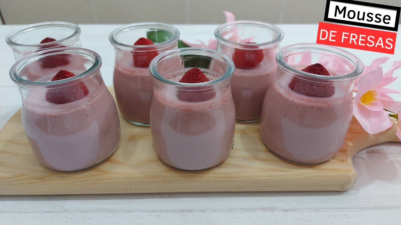 ¡Sorprende a tus invitados con el delicioso mousse de fresas Monsieur Cuisine!