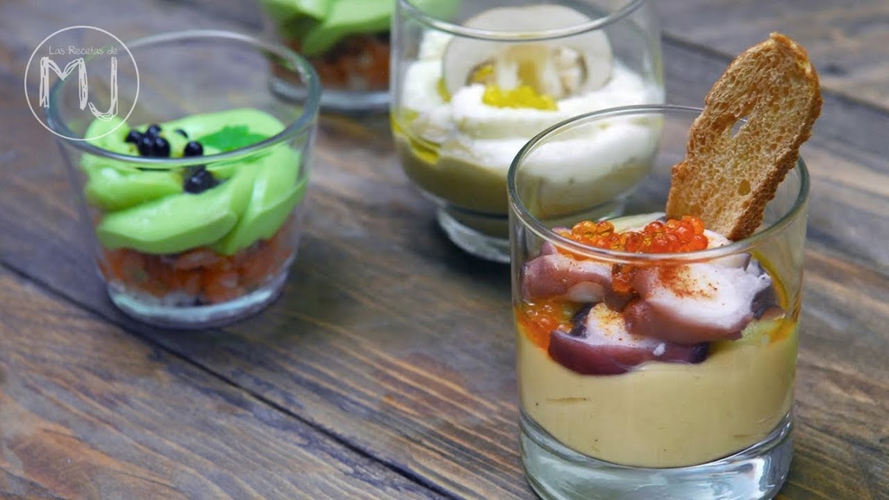 10 deliciosos aperitivos en vasitos para sorprender en Navidad