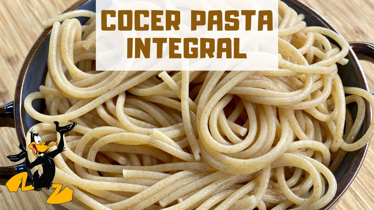 Cocina el mejor sabor con la cocción perfecta de pasta integral