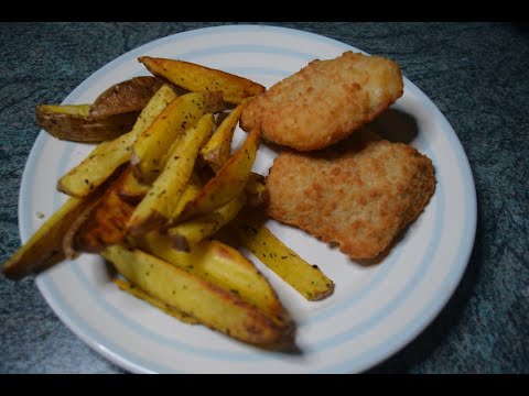 ¡Delicioso y saludable! Prepara pescado con patatas en la freidora de aire