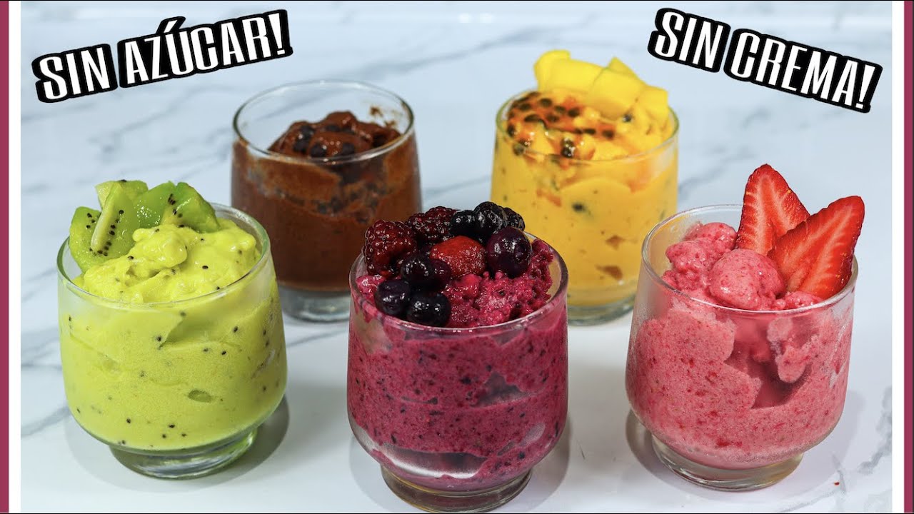 Descubre cómo hacer deliciosos helados de fruta caseros sin azúcar