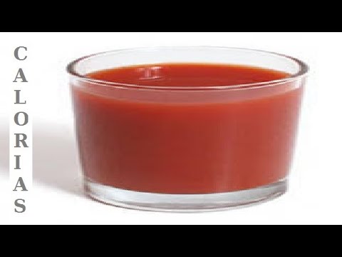 Descubre las calorías del zumo de tomate en solo 70ml