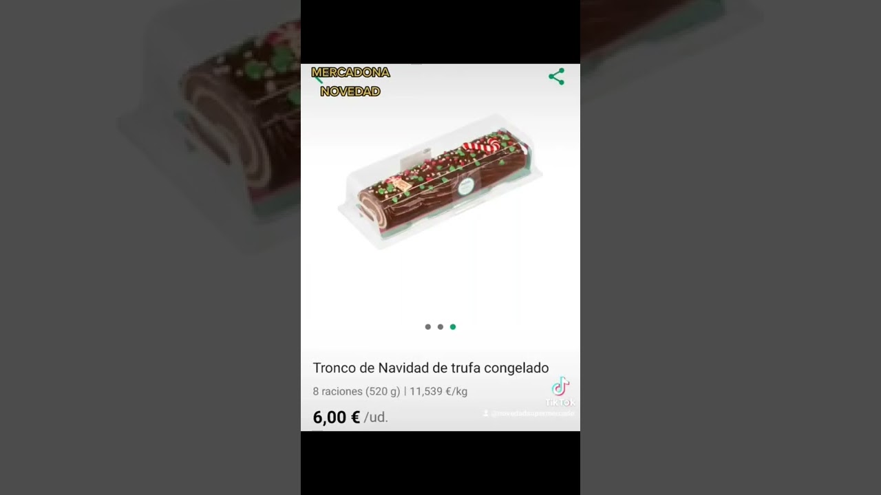 Descubre los deliciosos troncos de Navidad de Mercadona