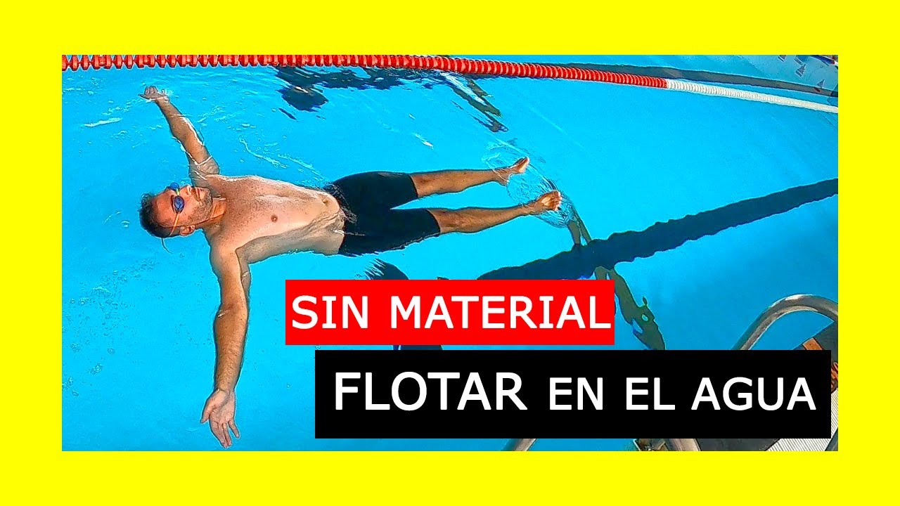 Domina el agua con ejercicios de flotación en natación