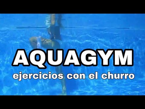 ¡Ponte en forma este verano con ejercicios acuáticos con churros en piscina!