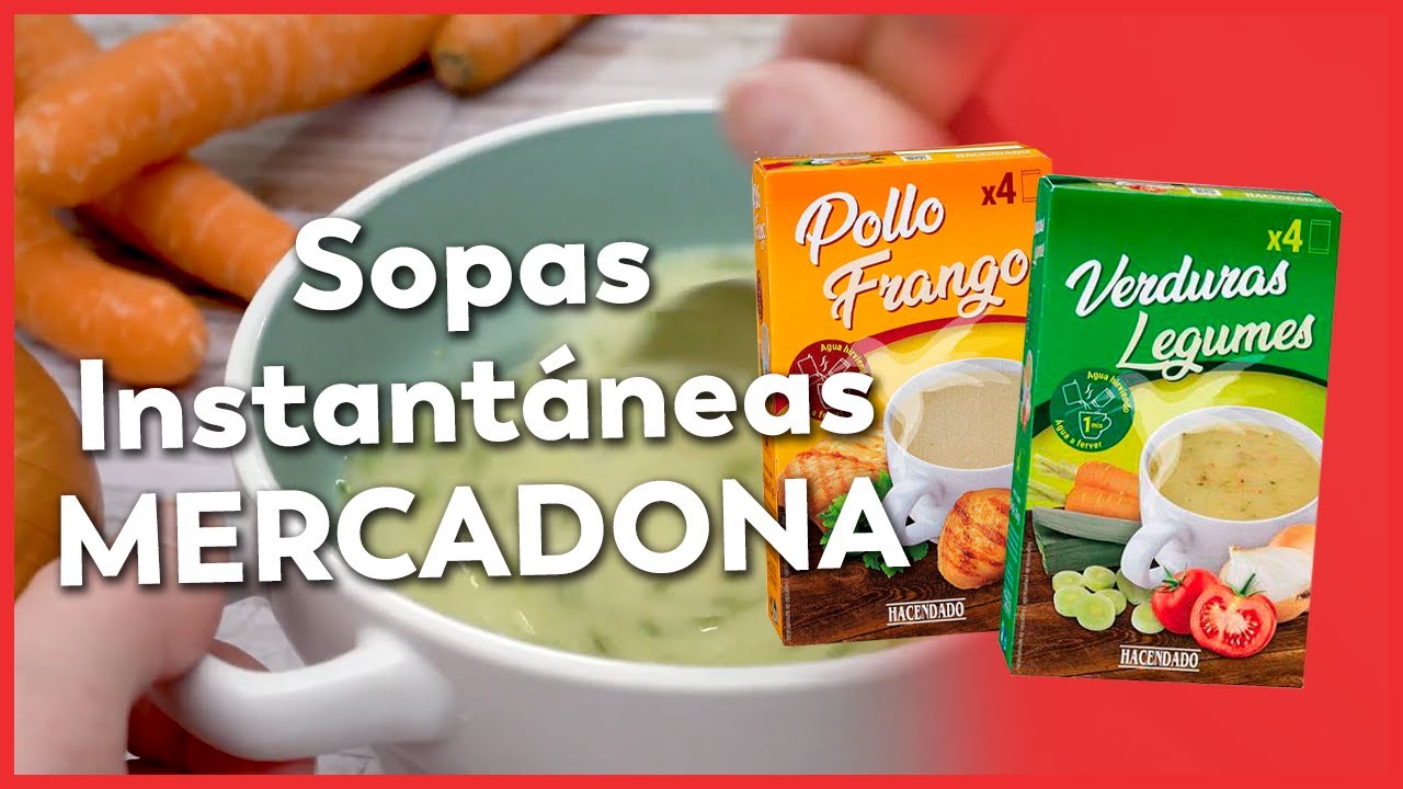 Sopas instantáneas de Mercadona: sabrosas y rápidas para cualquier ocasión