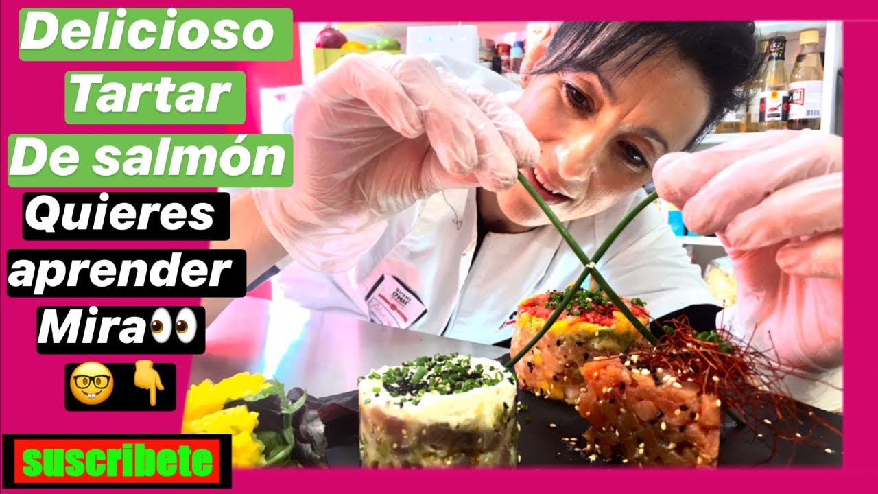 Tartar de salmón y aguacate japonés: la perfecta fusión culinaria