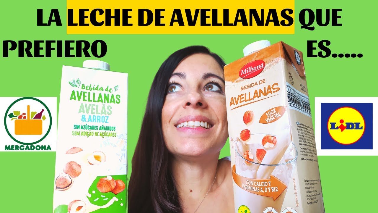 Descubre los sorprendentes ingredientes de la leche de avellana de Mercadona