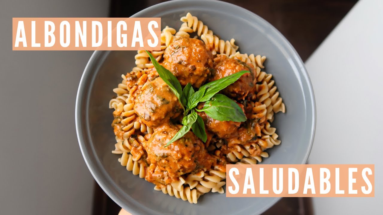 Recetas de albóndigas de carne saludables y ¡deliciosas!