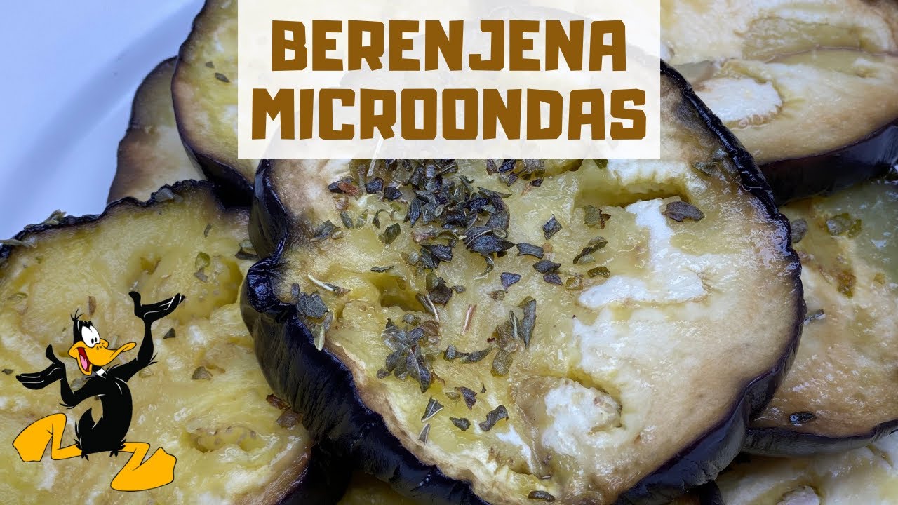 Cocina berenjenas perfectas en microondas en tiempo récord