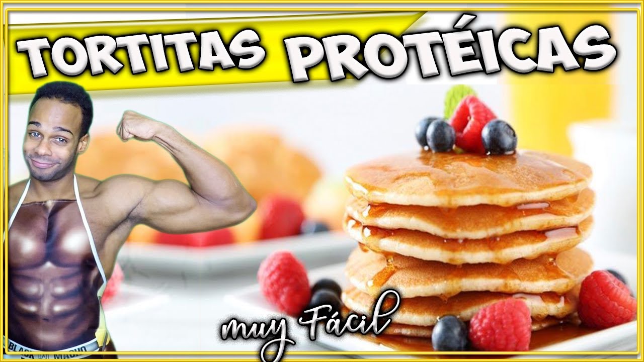 Receta de tortitas caseras con alto contenido proteico