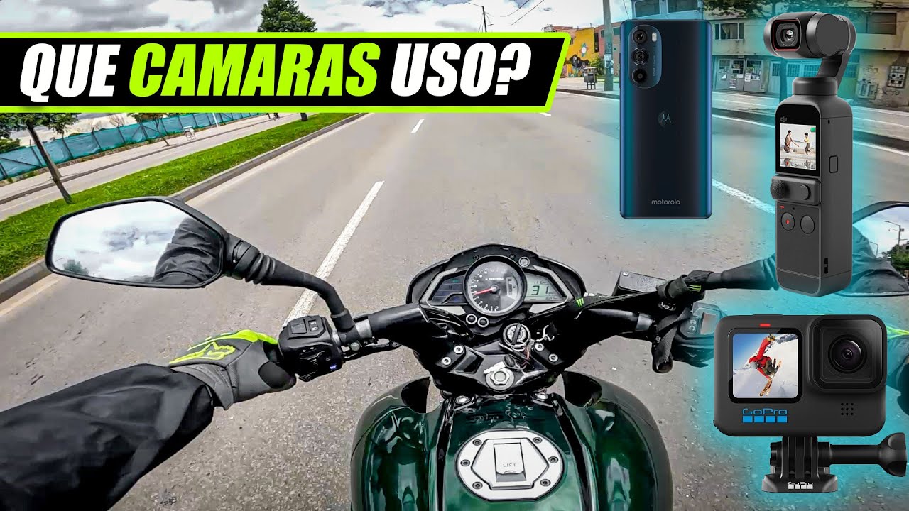 Nunca pierda un momento en su moto: la cámara perfecta para grabar