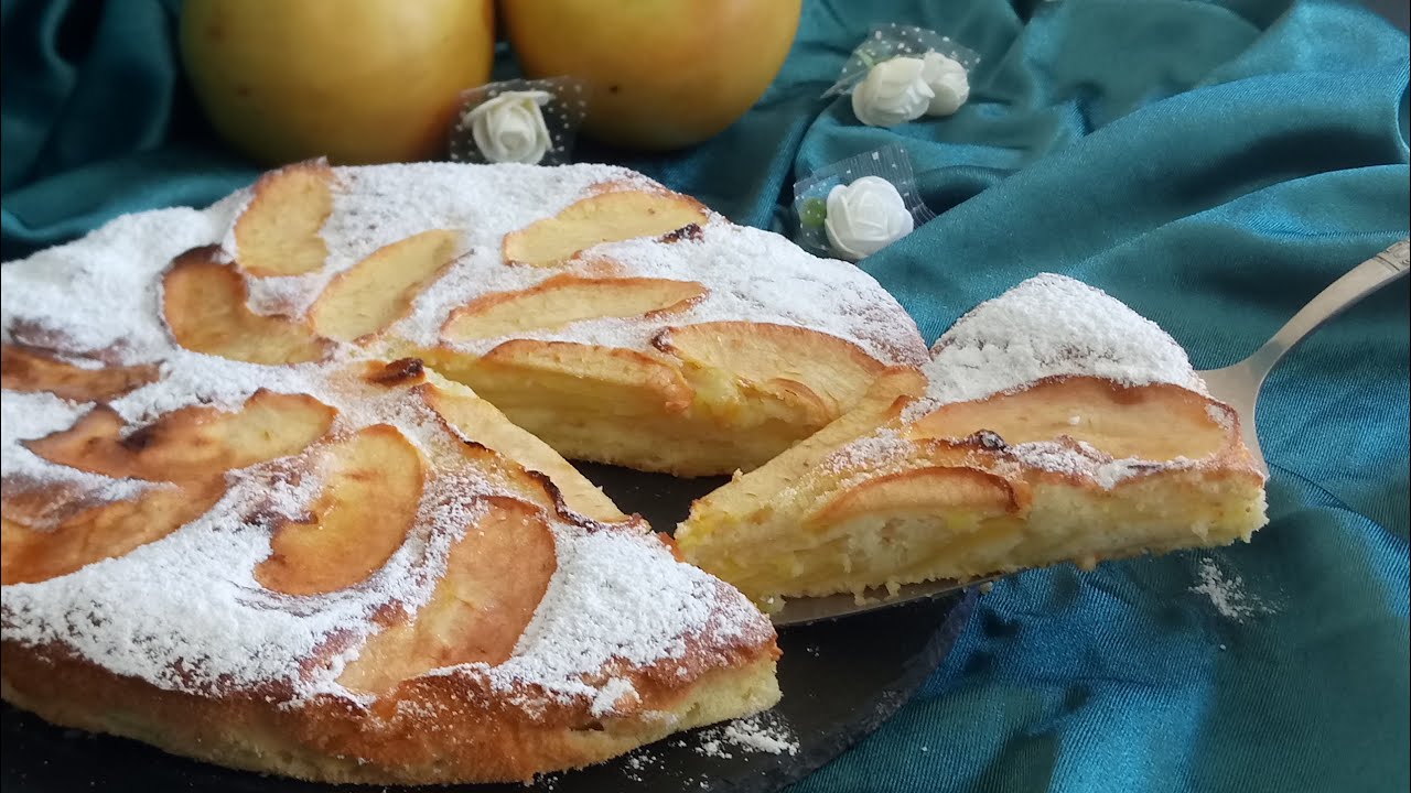 Prepara en minutos una tarta de manzana fácil y ligera