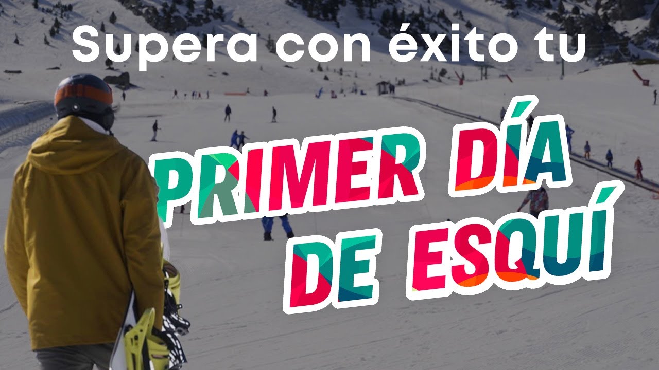 Aprende a esquiar por primera vez y disfruta del invierno