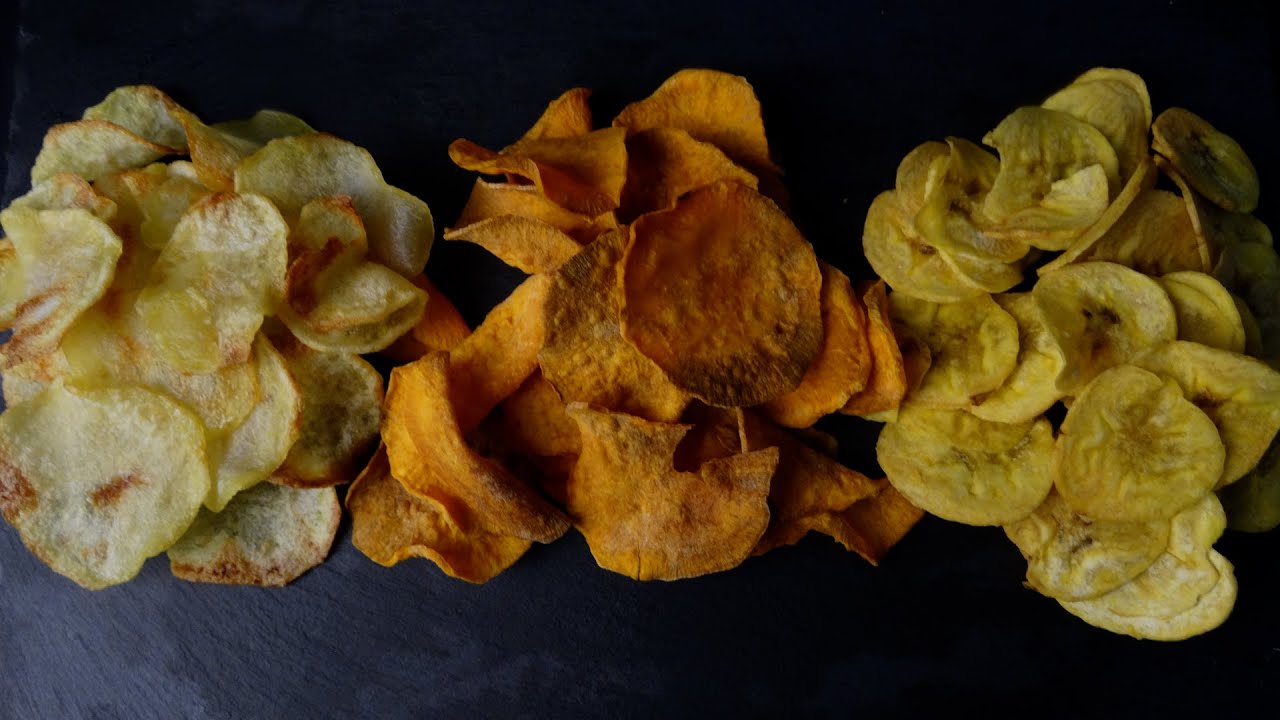 Crujientes y saludables: chips de verduras en freidora de aire