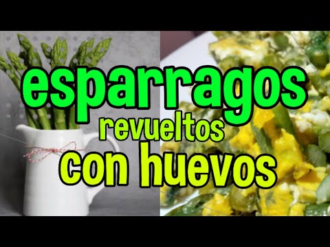 Deléitate con esta receta de espárragos verdes con huevo