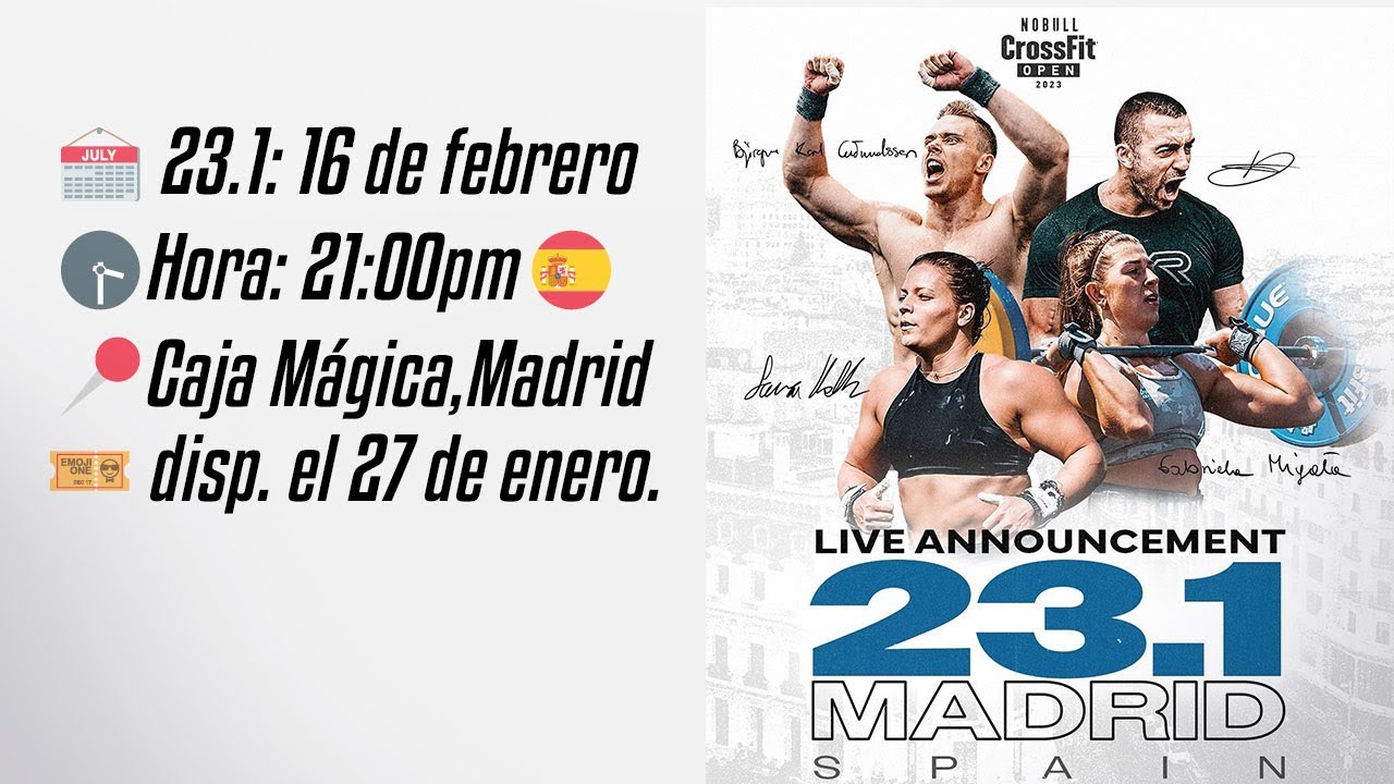 Descubre las fechas del Open CrossFit 2023 y prepárate para lo mejor