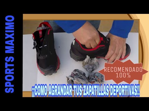 Aprende a agrandar tus zapatillas deportivas en casa