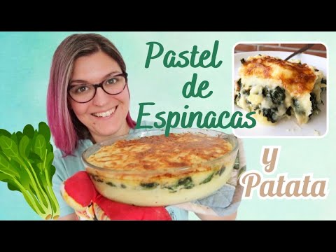 Deléitate con nuestro irresistible pastel de patata y espinaca al horno