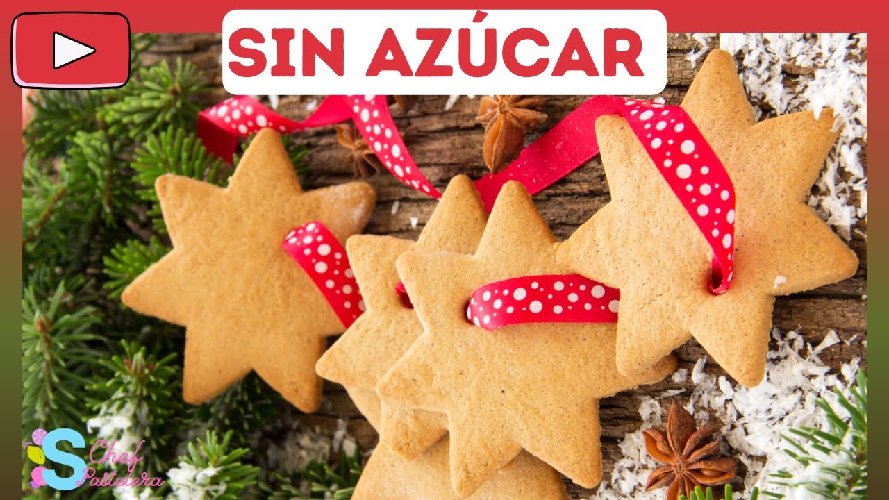 ¡Deliciosas galletas de Navidad libres de azúcar para cuidar tu salud!