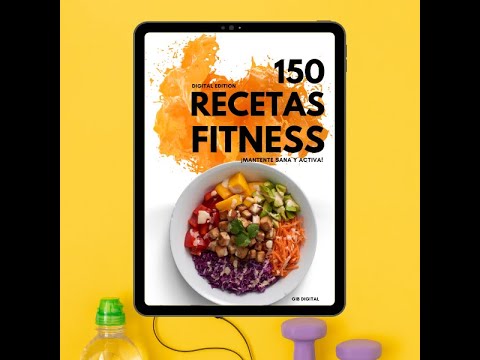 Logra tu mejor figura con 150 recetas fitness en PDF