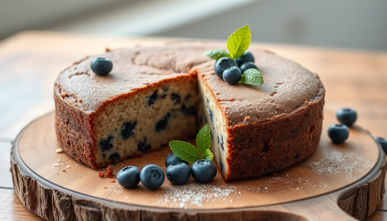 Prepara un delicioso bizcocho de avena y yogurt fitness en casa 19 Fotografía de prepara un delicioso bizcocho de avena y yogurt fitness en casa con equipamiento deportivo y técnica profesional