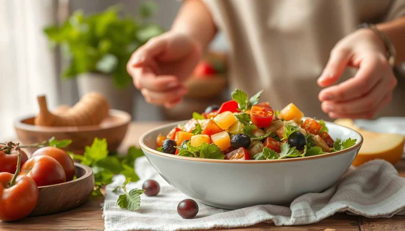 Fotografía documental de deliciosa ensalada con magrana en solo 3 pasos: análisis, beneficios y opiniones [2026] con enfoque profesional en salud, deporte y nutrición real
