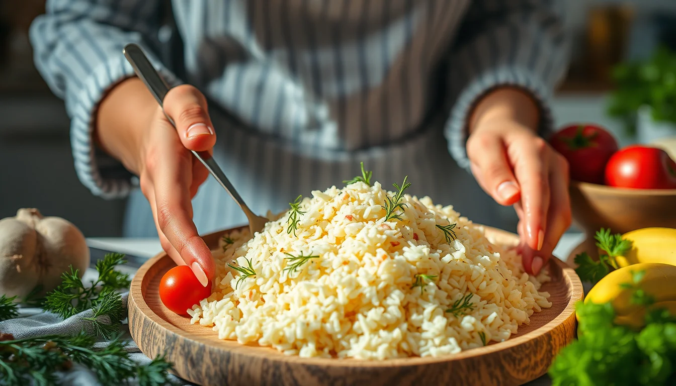 Fotografía documental de delicias marinas en tu cocina: prepara arroz con bonito fresco con enfoque profesional en salud, deporte y nutrición real