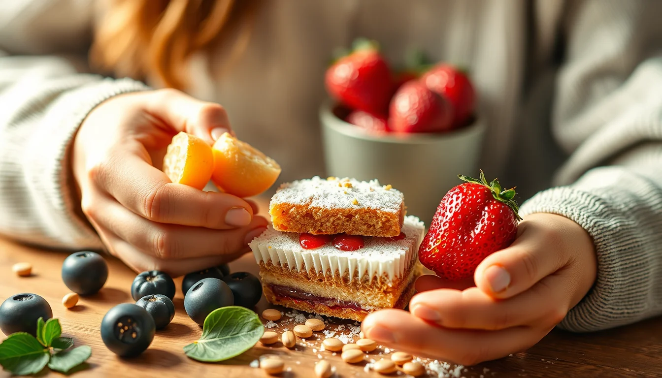 Fotografía documental de delicias saludables: dulces integrales sin azúcar añadido con enfoque profesional en salud, deporte y nutrición real