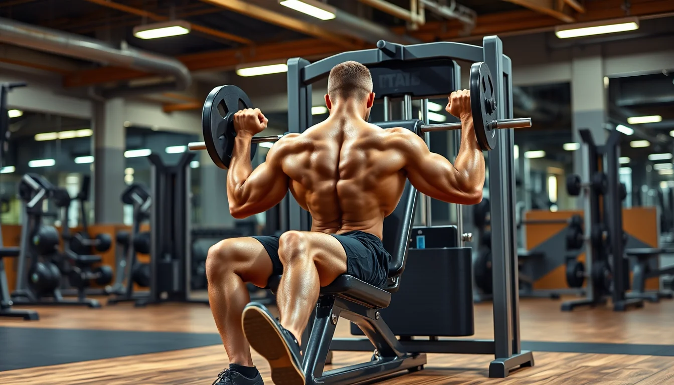 Fotografía de consigue un torso fuerte con la prensa horizontal de máquina con entrenamiento y nutrición deportiva profesional