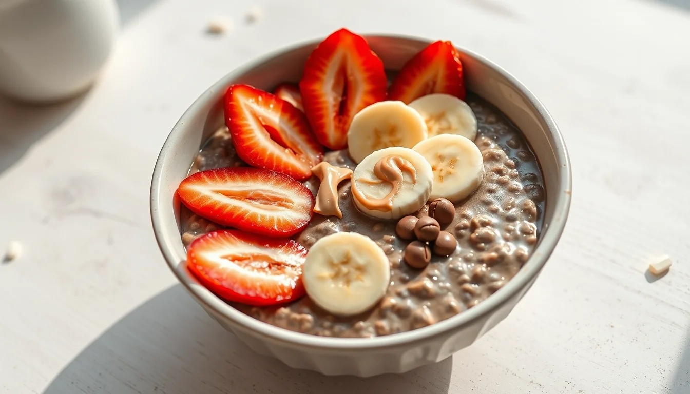 Delicioso bizcocho de harina de avena fitness: la receta perfecta en solo minutos 23 Fotografía de delicioso bizcocho de harina de avena fitness: la receta perfecta en solo minutos con equipamiento deportivo y técnica profesional