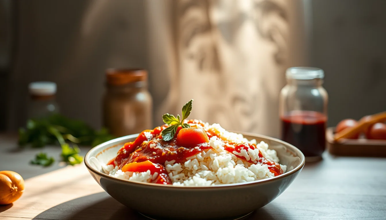 Fotografía documental de las salsas perfectas para acompañar tu arroz blanco en casa: guía completa [2026] con enfoque profesional en salud, deporte y nutrición real