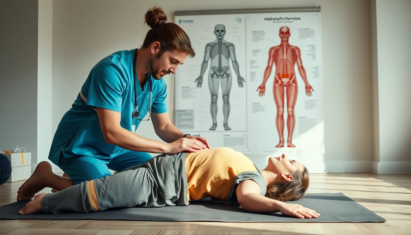 Fotografía documental de elimina el dolor de espalda con ozonoterapia para lumbalgia con enfoque profesional en salud, deporte y nutrición real