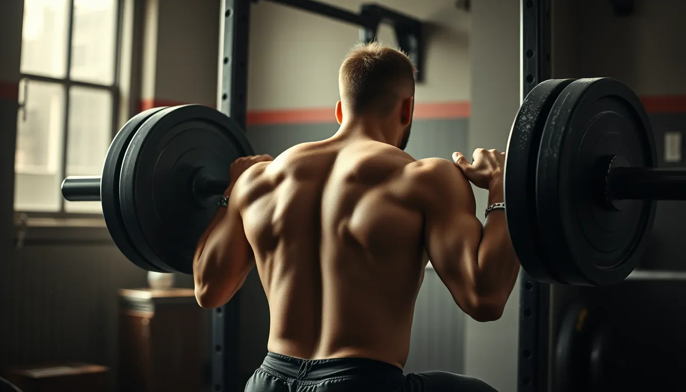 Tonifica tus glúteos y piernas con las sentadillas con barra adelante 13 Fotografía de tonifica tus glúteos y piernas con las sentadillas con barra adelante con entrenamiento y nutrición deportiva profesional