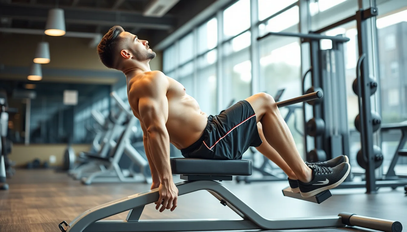 Consigue un vientre plano con el efectivo estiramiento recto abdominal 17 Fotografía de consigue un vientre plano con el efectivo estiramiento recto abdominal con equipamiento deportivo y técnica profesional