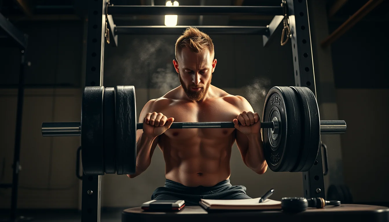 Fotografía de consigue tus metas fitness con la estructura perfecta para tu barra de gimnasio con equipamiento deportivo y técnica profesional