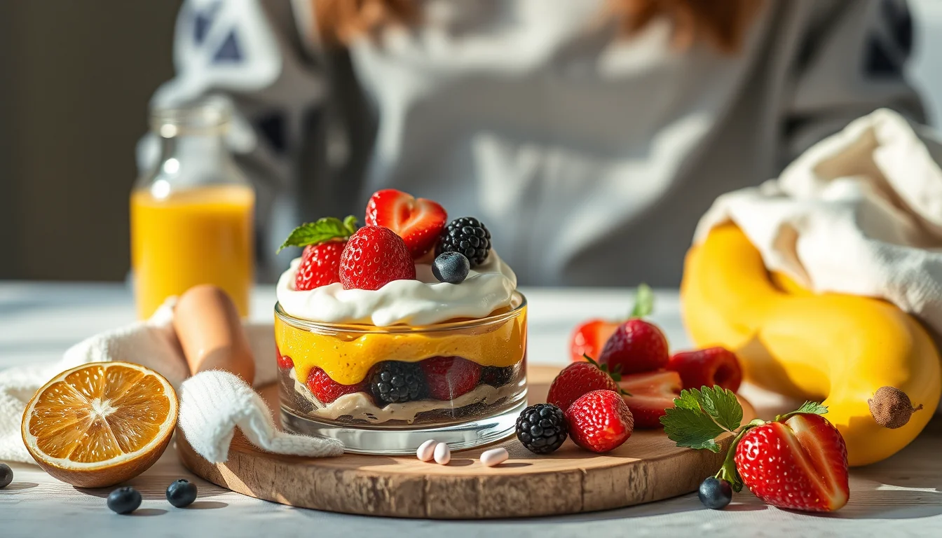 Fotografía documental de deliciosos postres sin frutos secos para alérgicos: disfruta sin preocupaciones con enfoque profesional en salud, deporte y nutrición real