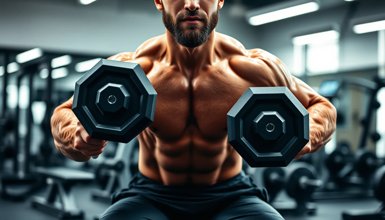 Fotografía de obtén músculos de acero con rutina de hipertrofia de frecuencia 2 con entrenamiento y nutrición deportiva profesional