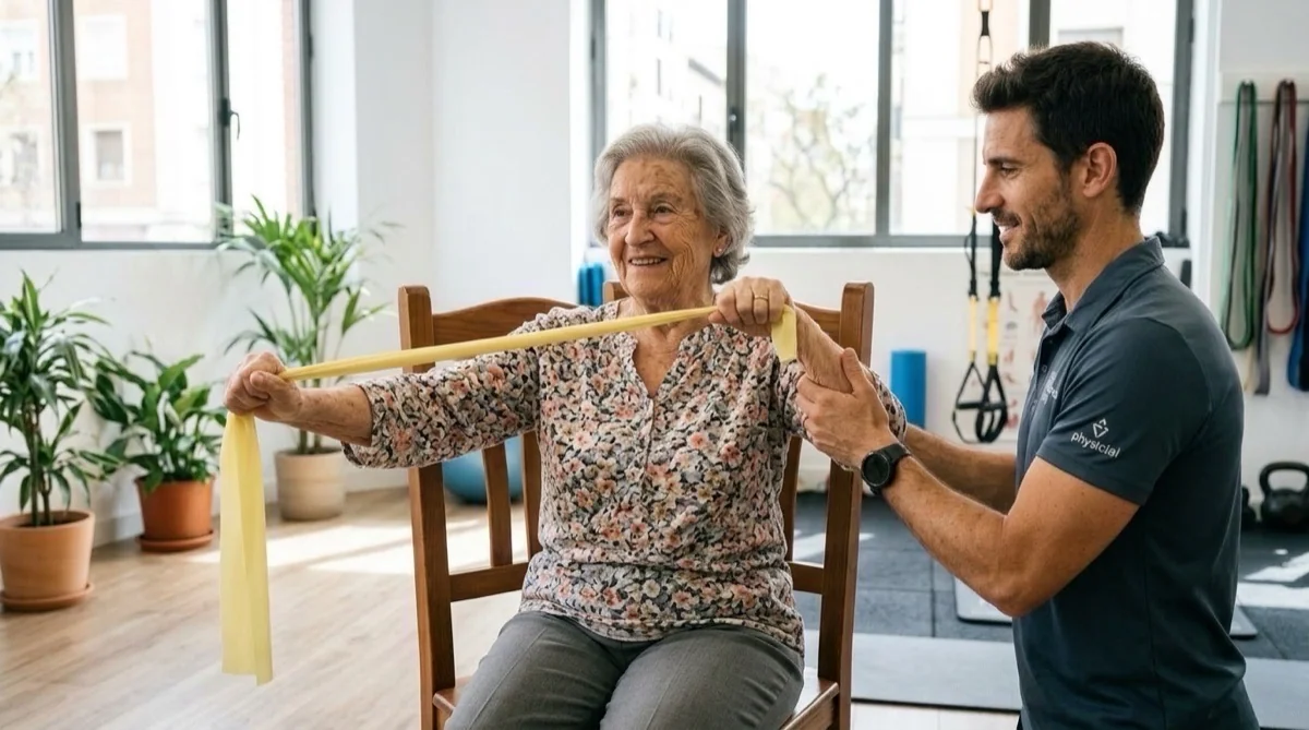 Fotografía de la tabla de ejercicios ideales para personas mayores en 2021. ¡mantén tu cuerpo fuerte y saludable a cualquier edad: análisis, precio y opiniones [2026] con equipamiento deportivo y técnica profesional